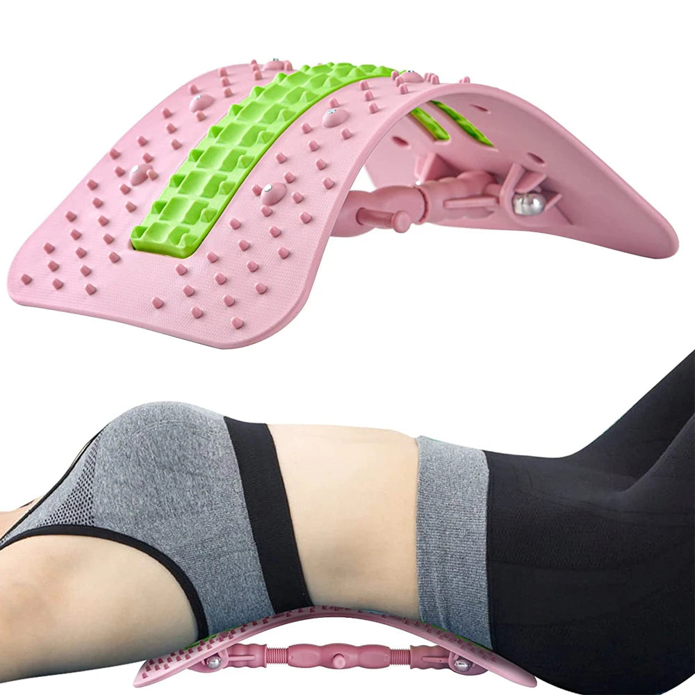 Back Stretcher,6th Generation Upgraded Back Massager,Back Cracker for Back Pain Lumbar Support,Magnetic Massage Pointback Brace