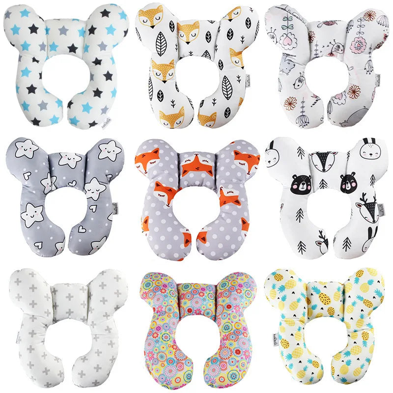 Baby Pillow Protective Travel Car Seat Head Neck Support Pillows Newborn Children U Shape Headrest Toddler Cushion 0-3 Years