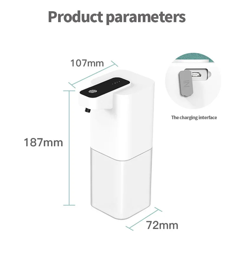 Automatic Inductive Soap Dispenser Foam Washing Phone Smart Hand Washing Soap Dispenser Alcohol Spray Soap Dispenser Washing