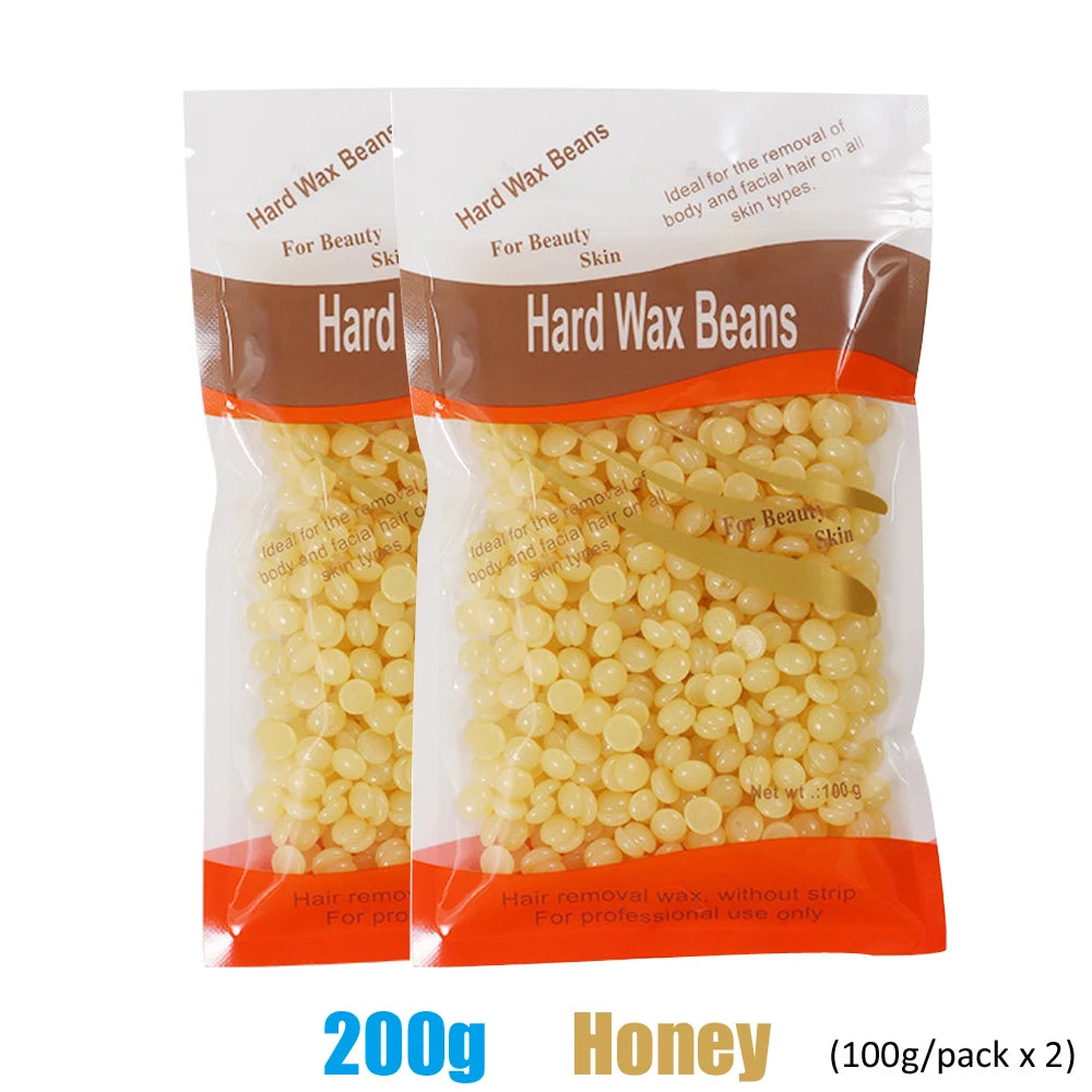 500g/200g/50g Hair Removal Wax Beans for Body Hair Removal Depilatory Wax Heater Removal Hot Film Depilatory Beans Beads