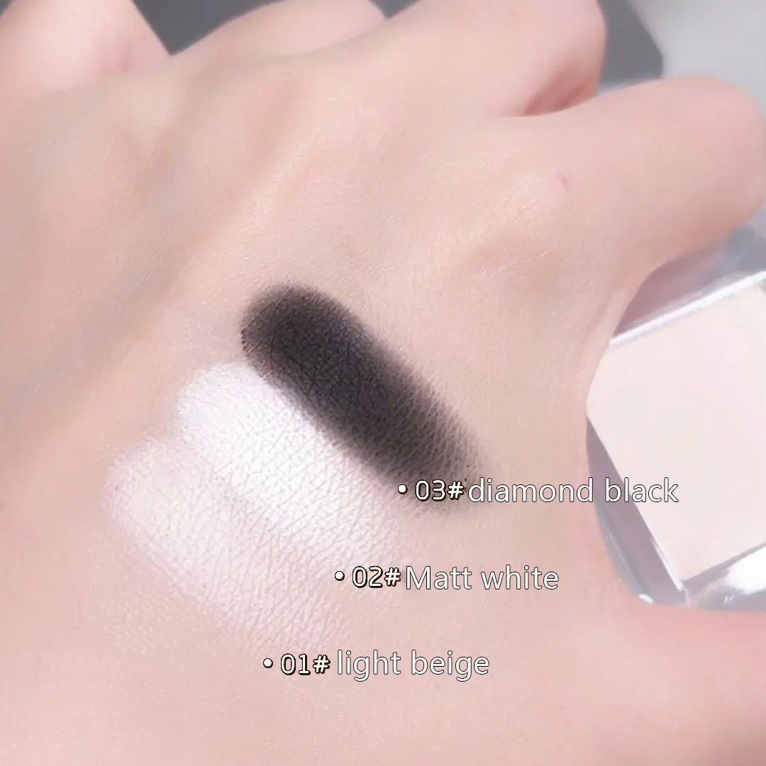 1PcsMonochrome matte highlight smoked eye shadow plate powder is delicate and durable, naturally brightening dopamine eye shadow