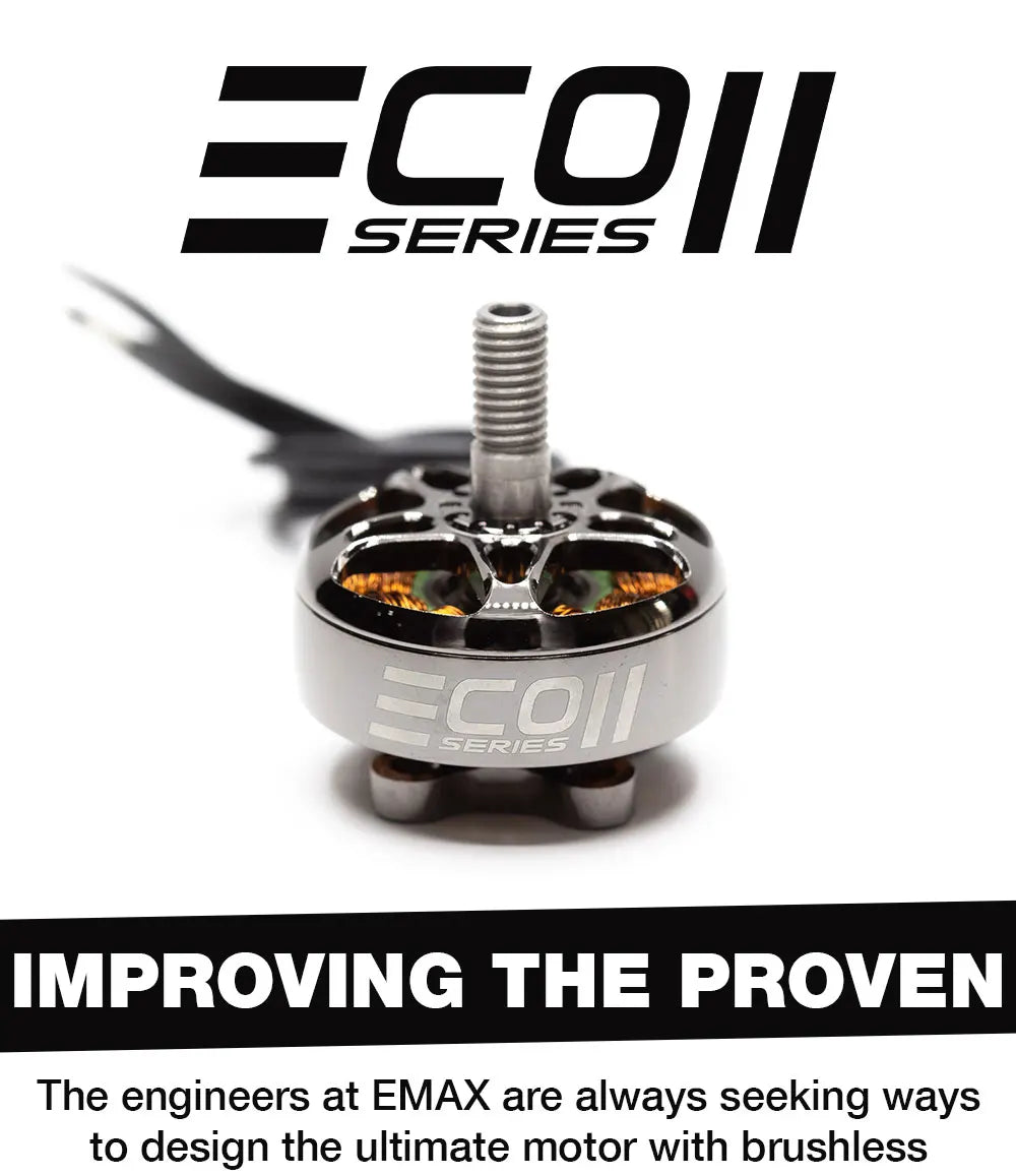 4pcs/lot EMAX ECOII Series eco ii 2807 6S 1300KV Brushless Motor For 7'' FPV Racing RC Drone Diy parts