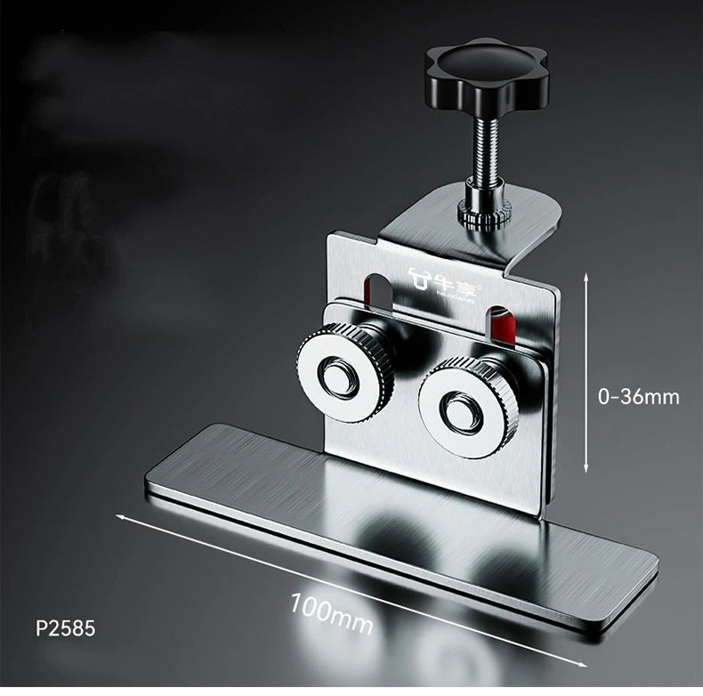 Cabinet Door Installation Tool Stainless Steel Cabinet Frame Fixture Household Portable Cabinet Door Mounting Jig Bracket