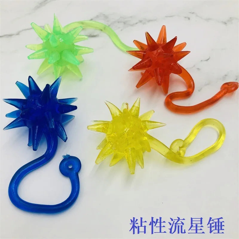 5-50 Pcs Kids Funny Sticky Hands toy Palm Elastic Sticky Squishy Slap Palm Toy kids Novelty Gift Party Favors supplies