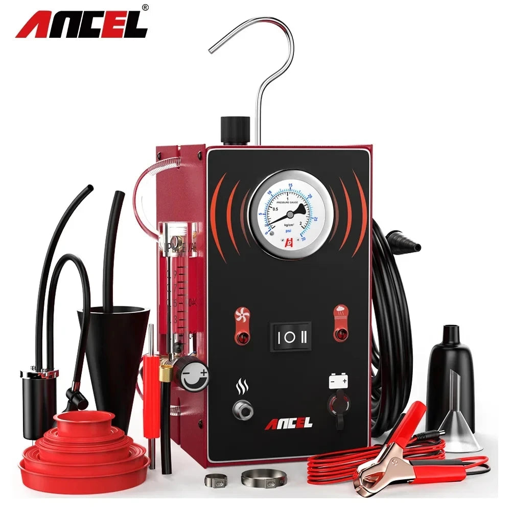 ANCEL S300 12V Car Smoke Leak Test Built-in Air Pump Oil EVAP Pipe Leak Locator Smoke Generator Diagnostic Tool for Car Moto