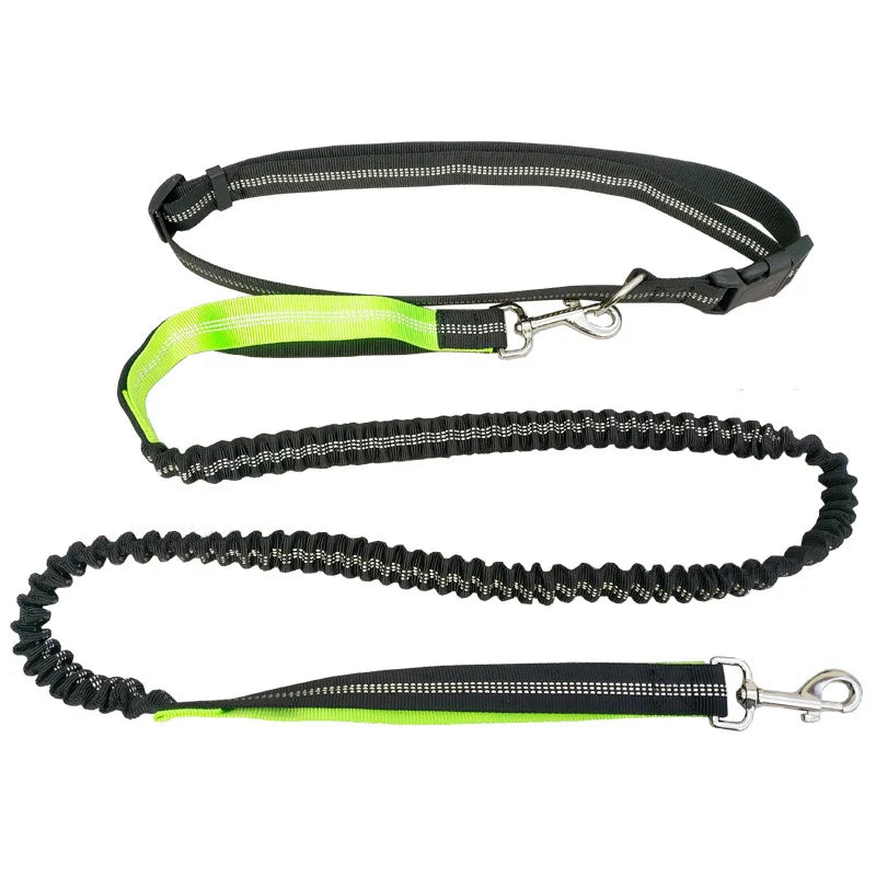 Adjustable Hand Free Dog Leash for Dog Pet Walking Running Jogging Dog leashes Waist Belt Chest Strap Traction Rope pet collars