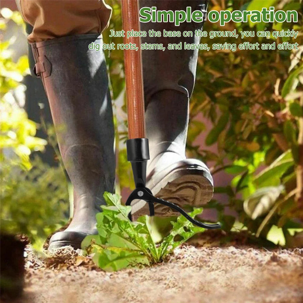 1PCS Weeding Head Replacement Claw Foot Pedal Weed Puller Stand Up Gardening Digging Weeder Alone Root Remover And Alone Handle