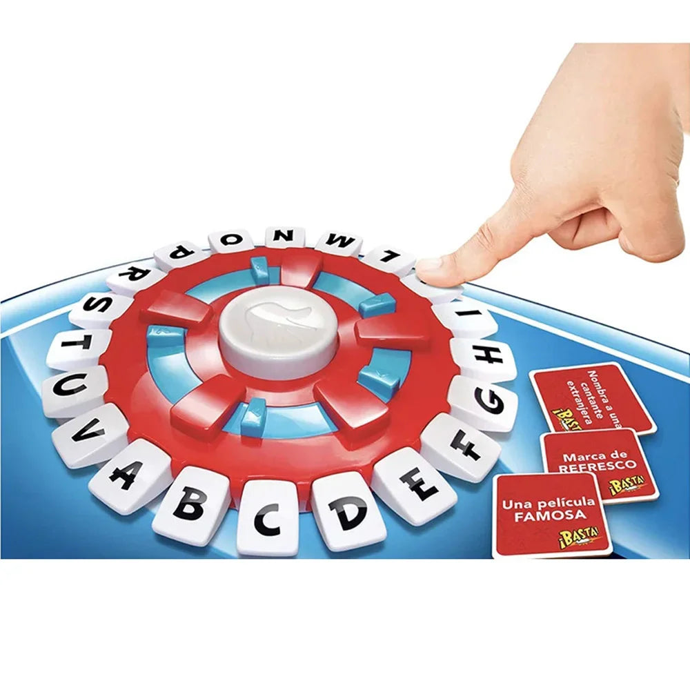 Basta Spanish Word Game Version Think Tapple Board Game Fast-paced Family Gathering Letter Toys Lengua española Juegos De Mesas