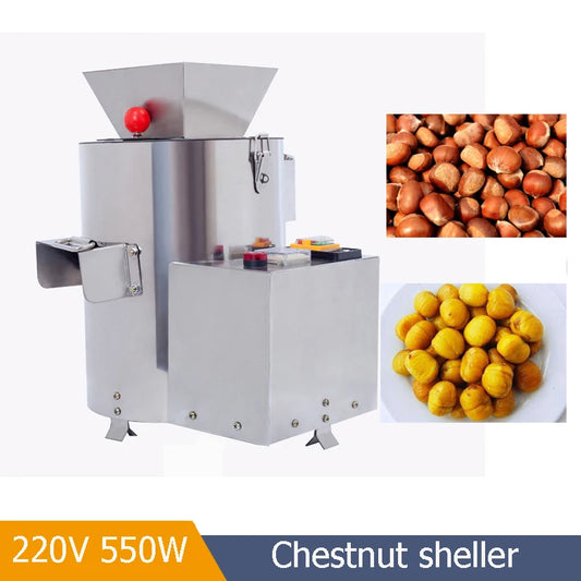 150KG/H Small Commercial Electric Automatic Chestnut Sheller Peeler Machine Chestnut Peeling Shelling Machine For Sale