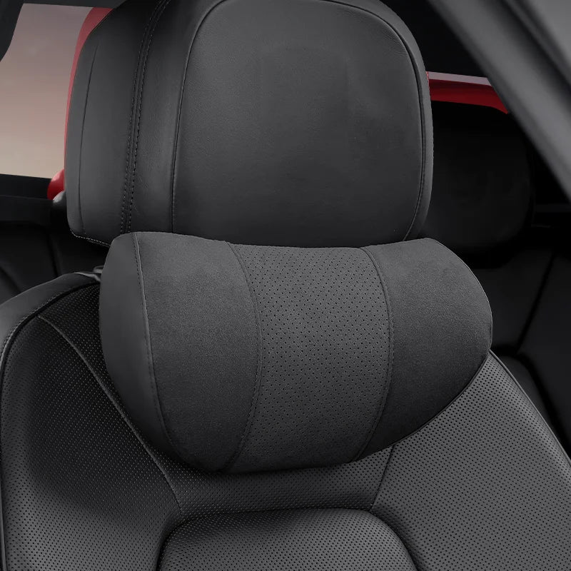 2025 New Car Headrest Waist Pillow Neck Lumbar Support Memory Foam Seat Protective Cushion Accessories S Class Soft Universal