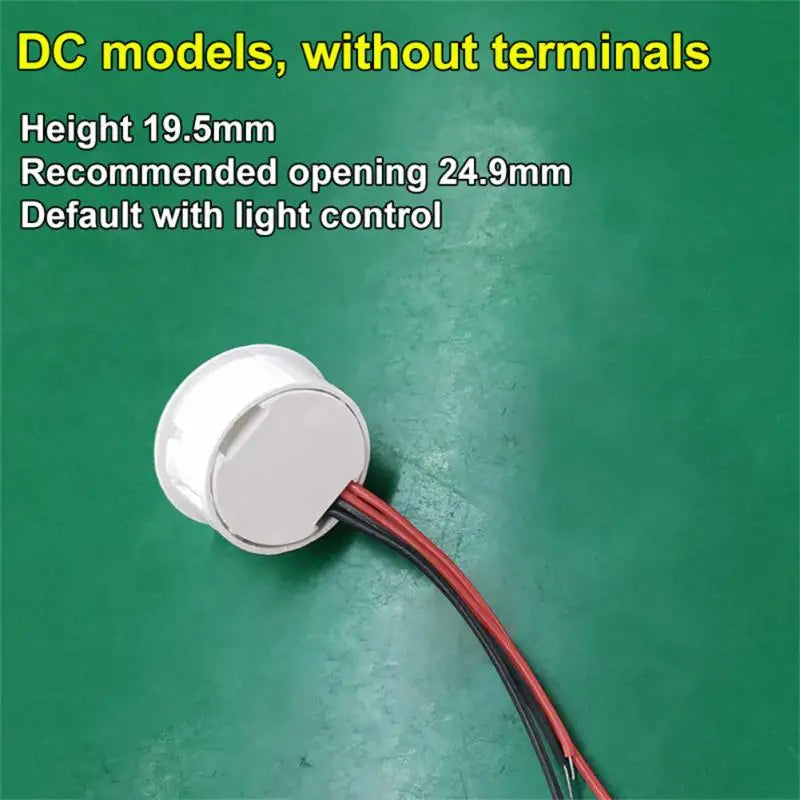 Body Motion Sensor High Sensitivity Universal Wiring Hot Wardrobe Light Controller Easy To Install Abs Infrared Pir Probe