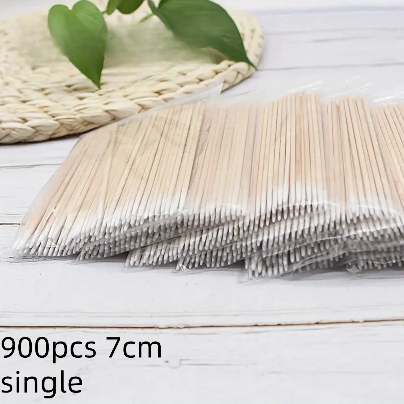 900/100/300pcs Disposable Wooden Micro Bud Swabs Lint Free Eyelash Extension Glue Removing Tools Makeup Mini Brush