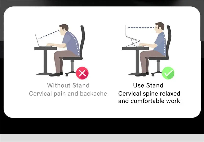 Computer Laptop Stand Portable Multi Purpose Flexible Adjustment Tablet Computer Stand Desktop Elevated Rack Heat Dissipation