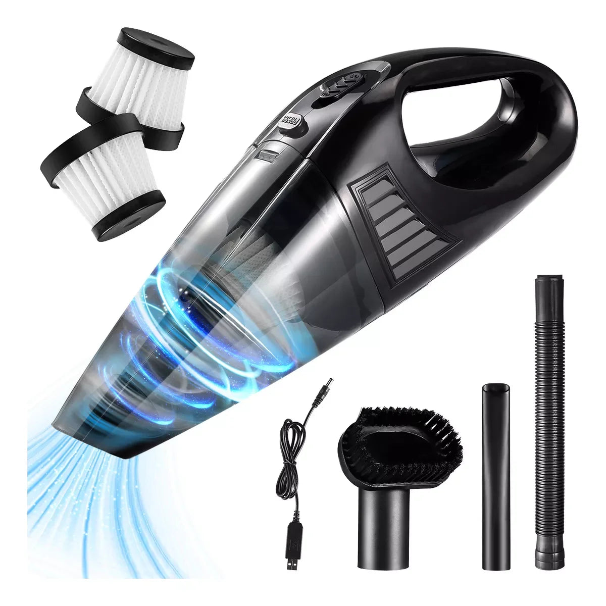 Benma- Portable Cordless Handheld Vacuum Cleaner For Car And Home and Vaccum cleaner with cable 3100pa to your car