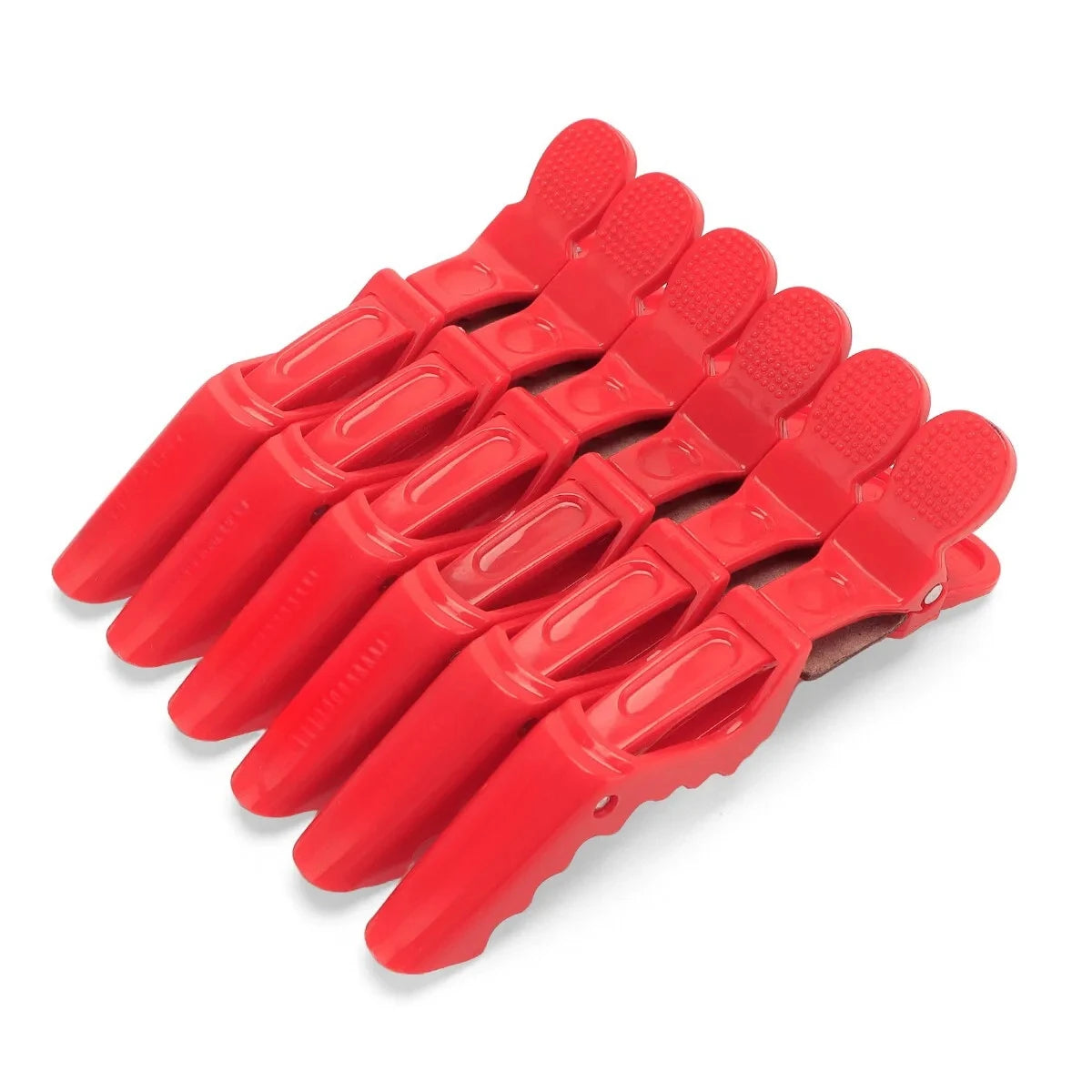 6PCS Alligator Hair Clip Hairdressing Clamps Plastic Hair Claw Professional Barber For Salon Styling Hairpins Hair Accessories