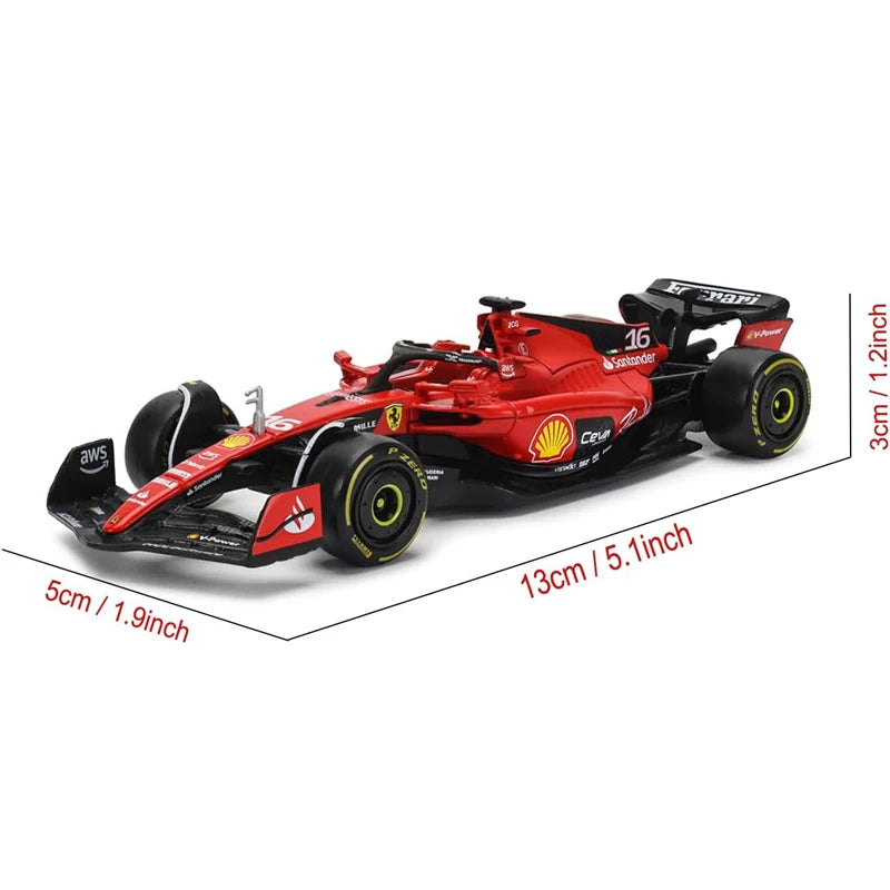 Bburago 1:43 Aston Martin AMR23 Mercedes W14 Red Bull RB19 Miami GP Ferrari SF23 Alpine A523 F1 Model Formula Car Static Racing