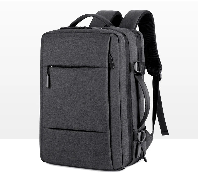 Classic Travel Backpack Men Business Backpack School Expandable USB Bag Large Capacity Laptop Waterproof Fashion Backpack