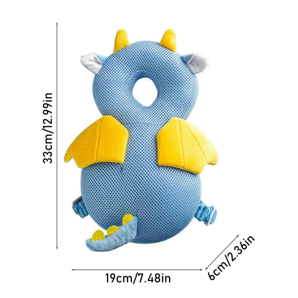 Baby Head Protector Backpack Pillow For Kids 1-3 Y Toddler Children Soft PP Cotton Protective Cushion Cartoon Security Pillows