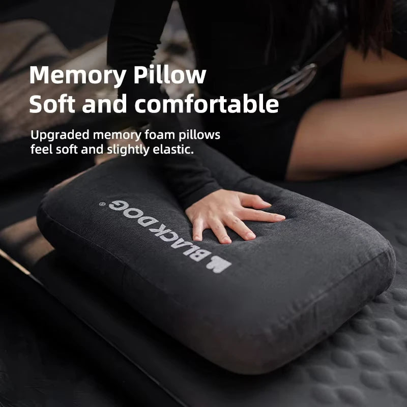 Blackdog Outdoor Memory Foam Pillow Portable Comfort Square Pillow Office Nap Pillow Outdoor Travel Pillow Camping