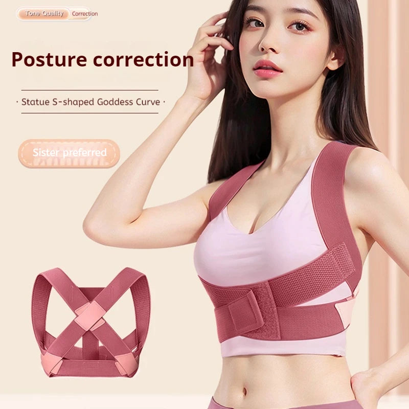 Back Brace Posture Corrector for Women and Men, Shoulder Brace Back straightener Breathable Hunchback Corrector Reshape Body