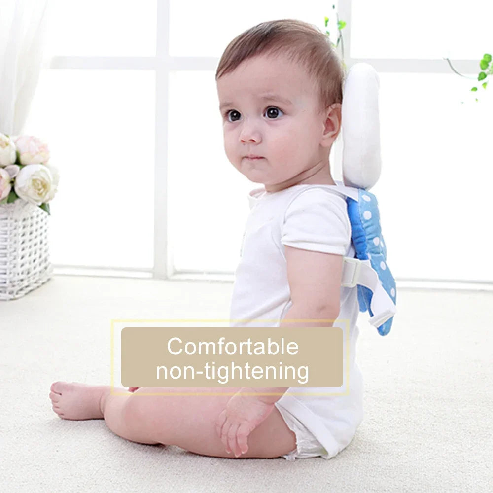 Baby Head Protection Pillow Baby Bedding Backpack Mat Toddler Headrest Pad Neck Protector Wings Nursing Drop Resistance Cushion