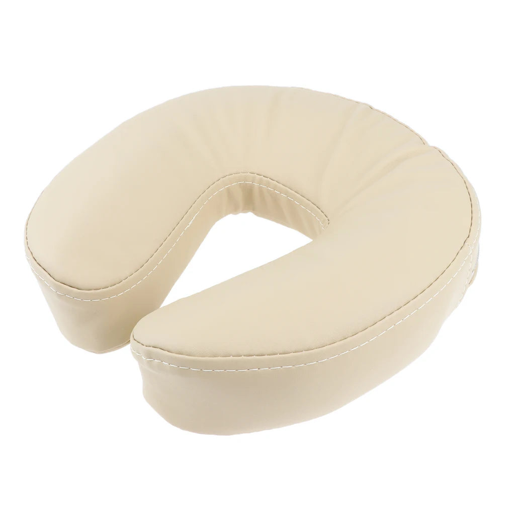 Comfortable Sponge U Shape Face Down Pillow Neck Support Cradle Cushion Pad for Massage Table Salon Bed