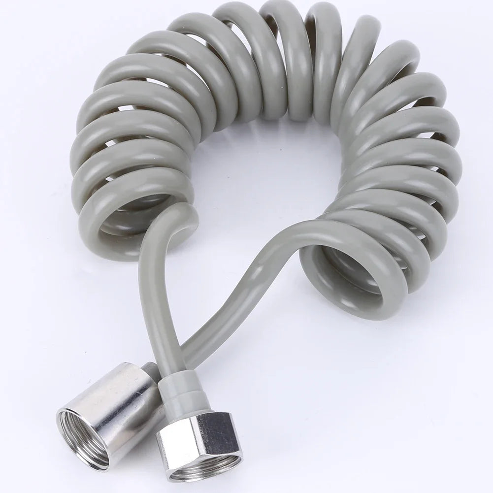 2/3/5M Flexible Shower Hose Universal Spring Extension Hand Sprayer Pipe Connector Spring Tube Bathroom Toilet Bidet Accessories