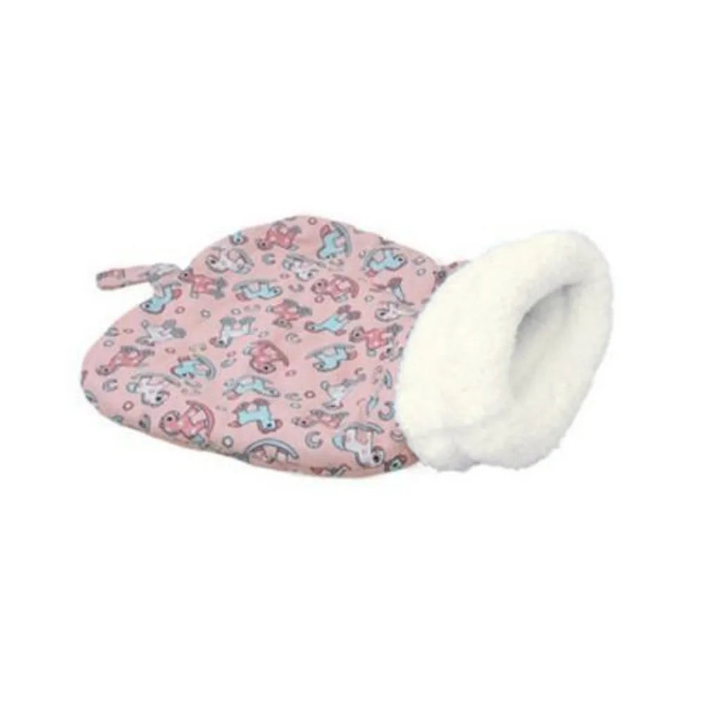 Cat Bed Cartoon Cat Sleeping Bag Thickened Soft Tunnel Cat Nest Comfortable Lamb Fleece Cat Cushion Autumn