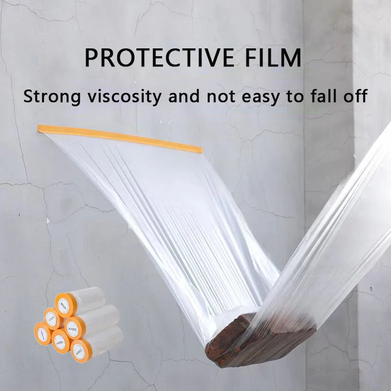 Car Paint Masking Film,Protective film,Plastic Dropping Cloth Cover for Automotive Coating Cover