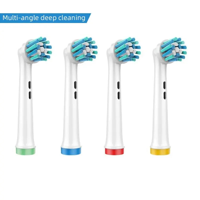 4PCS Dupont Bristle Electric Toothbrush Heads Whiten Teeth/Daily Clean/Precison Cleaning/Soft Care Teeth Function For Oral B