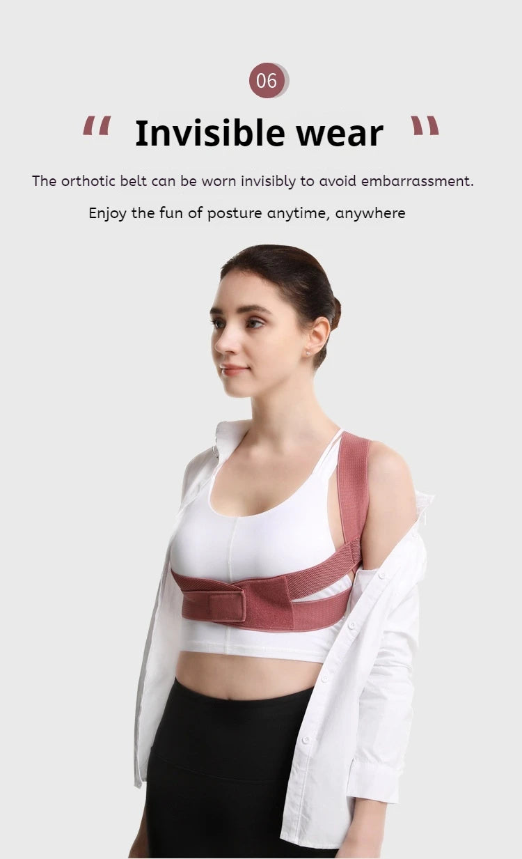 Back Brace Posture Corrector for Women and Men, Shoulder Brace Back straightener Breathable Hunchback Corrector Reshape Body