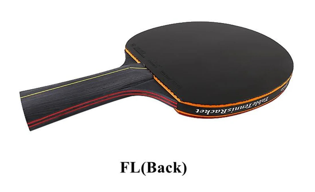 6 Star Table Tennis Racket 2PCS Professional Ping Pong Racket Set Pimples-in Rubber Hight Quality Blade Bat Paddle with Bag