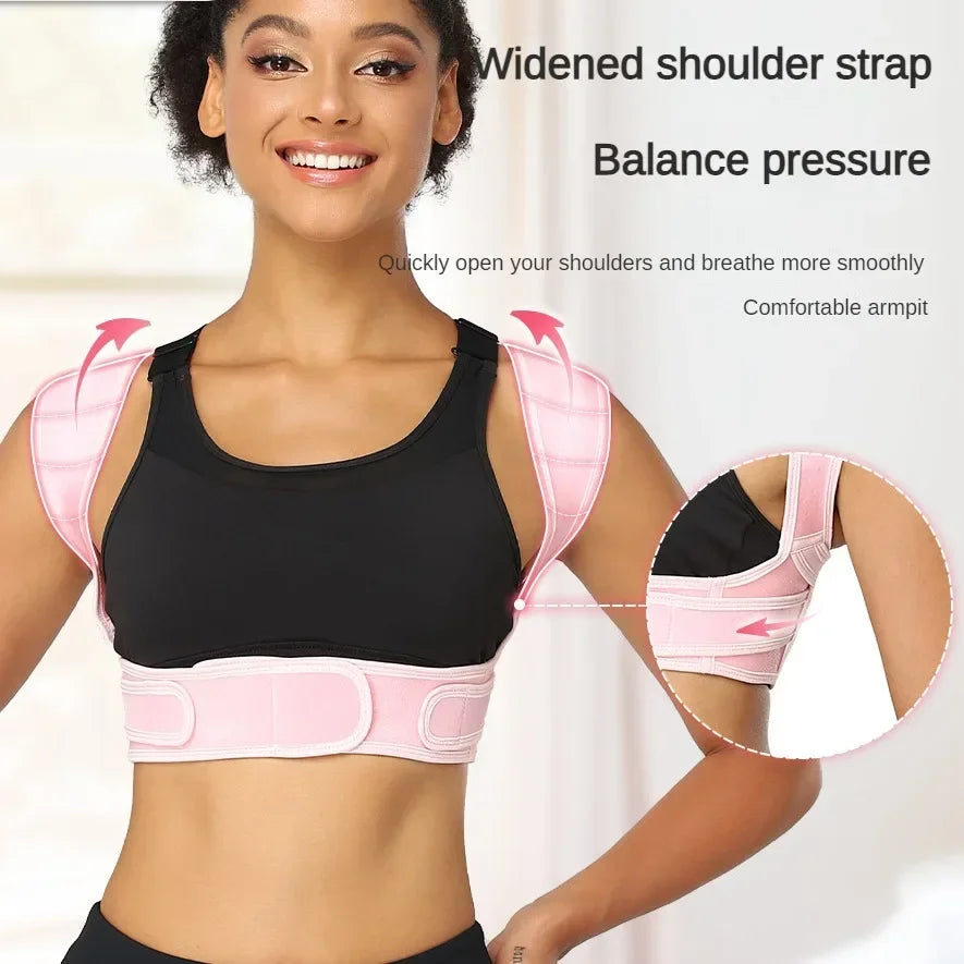 Adjustable Clavicle Posture Corrector Upper Back Brace Shoulder Lumbar Support Belt Corset Men Women Hunchback Correction