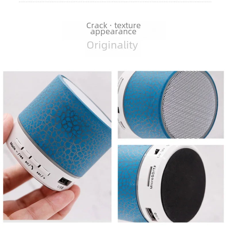 A10 Metal Mini Cannon Mini Bluetooth Audio Card Insert Outdoor Light Portable Subwoofer Wireless Speaker Gift Non-watertight