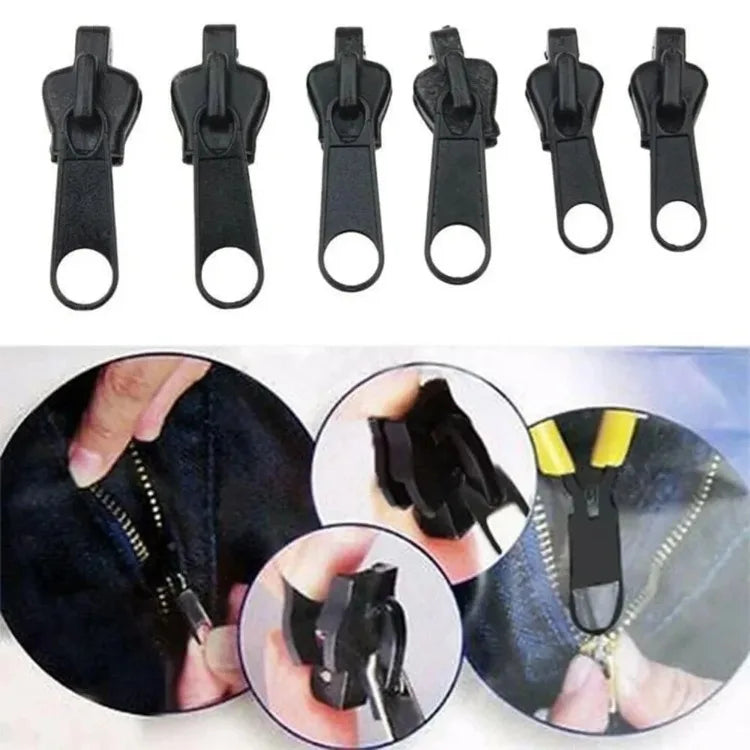 3 Sizes Universal Instant Fix Zipper Repair Kit Replacement Zip Slider Teeth Rescue Sewing Clothes Bag Zippers Tool Accessories