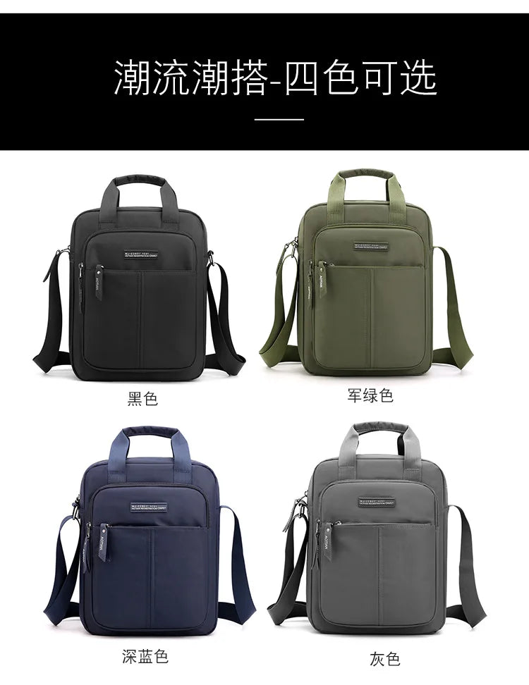 AOTIAN Vertical Men's Casual Shoulder Bag Waterproof Oxford Cloth Business Crossbody Handbag Simple and Fashionable Sling Bag