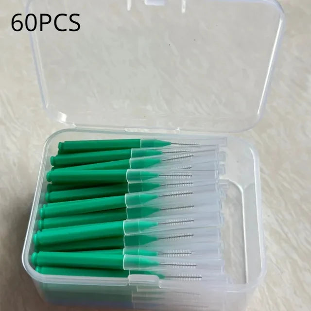 30/60/120Pcs Interdental Brushes Health Care Tooth Escova Interdental Cleaners Orthodontic Dental Teeth Brush Oral Hygiene Tool