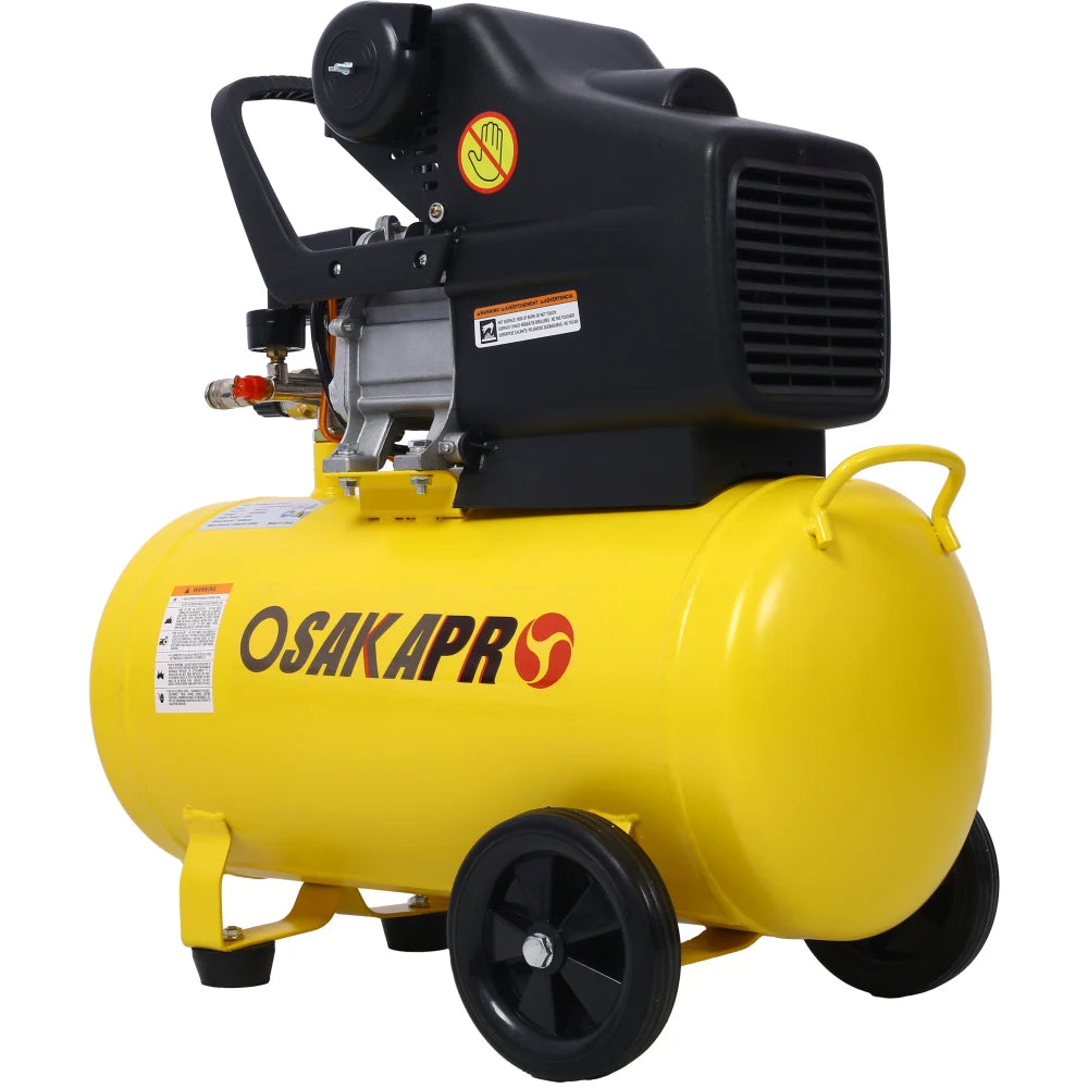 4.5HP 3.5HP Portable 13 Gallons Oil-Lubricated Air Compressor Tank Ultra Quiet Horizontal Tank Adjustable Pressure