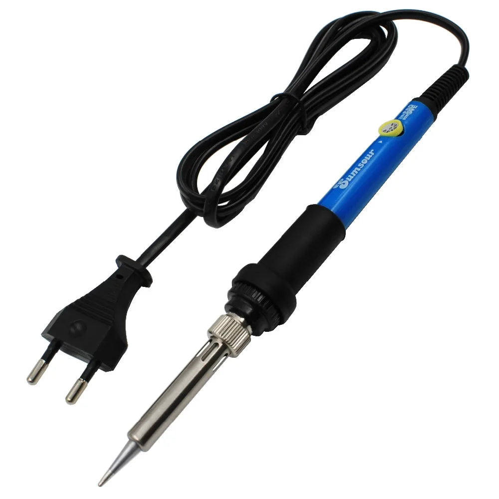 60W/80W Electric Soldering Iron Adjustable Temperature Digital Display Electronic Welding Repair Tools With Solder Tin Iron Tips