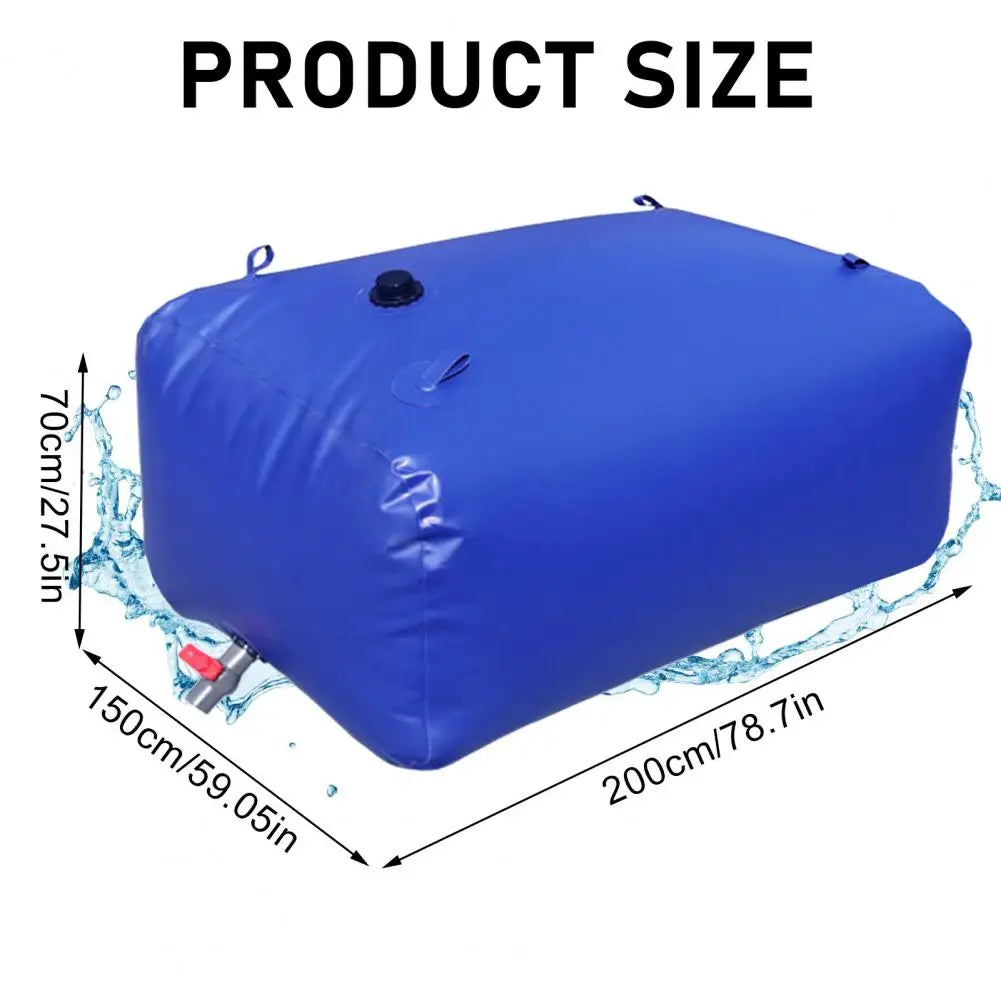 2000L Outdoor Large Capacity Agricultural Fire Irrigation Drought Resistant Foldable Portable Water Storage Bag PVC Water Bag