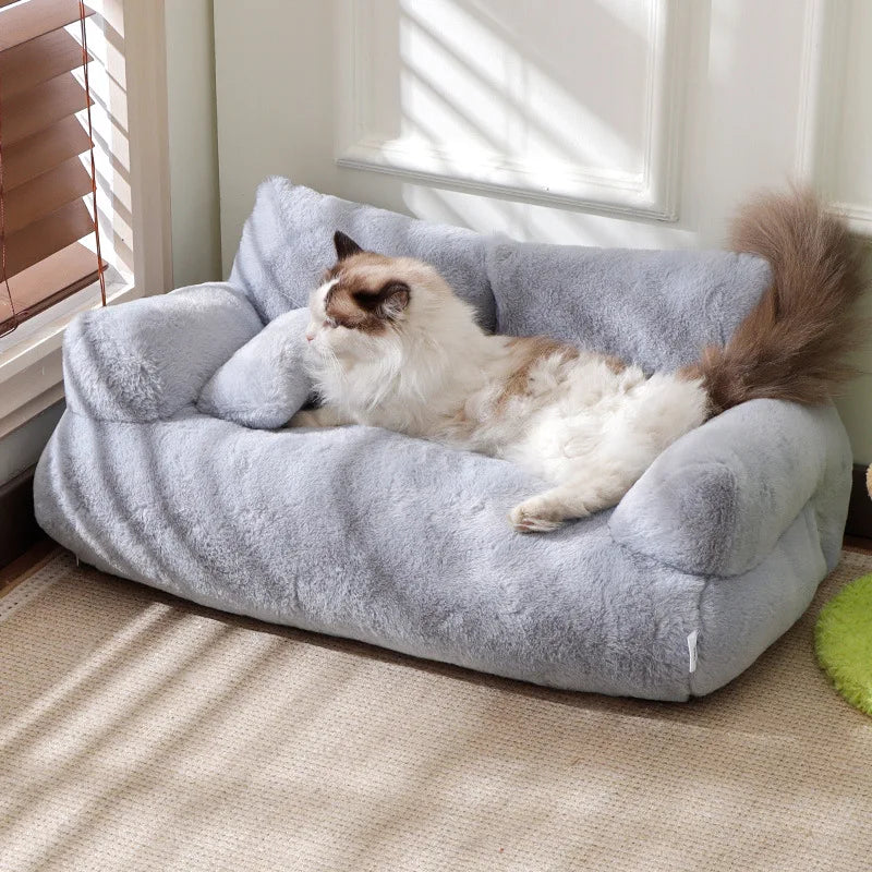 Cat Tunnel Bed for Cats Peekaboo Cat Cave Dual-Opening Cat Cave for Medium Large Cats Scratchable Donut Cat Bed Cat Donut Tunnel