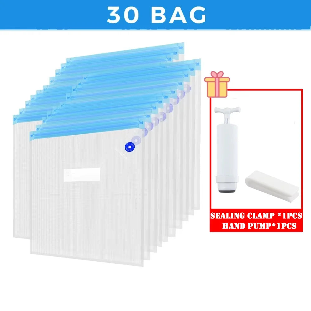 30 Bags Filament Storage Vacuum Bag 3D Printer PLA/ABS/TPU Filament Dryer Safekeeping Humidity Resistant For 3D Printer Parts