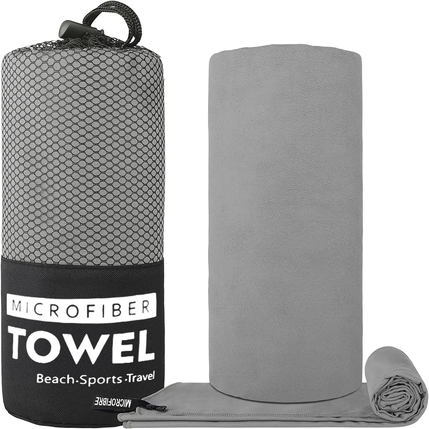 1-psc Microfiber Travel Towel, Quick Dry Towel Super Absorbent Compact Lightweight l for Beach, Gym, Pool,  Bath, Yoga