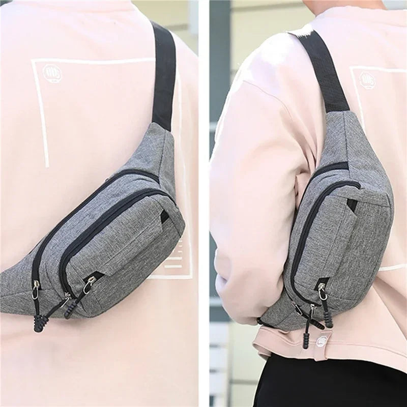 2024 Mobile Waist Bag for Men Women Multifunctional Large Capacity Belt Bag Anti Splash Wear-resistant Construction Site Pochete