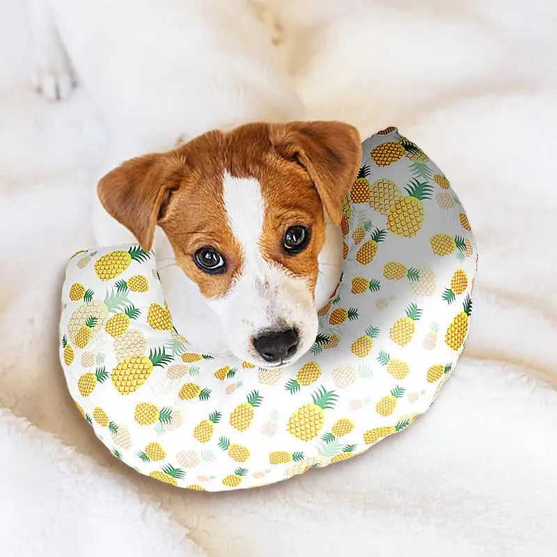 Calming Pillow For Dogs U Shape Soft Cat Bed Pillow Half Donut Cuddler Comfort Cuddler Pillow For Joint Relief