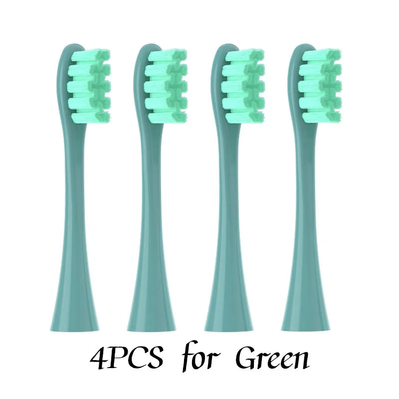 2/4/6PCS Soft Replacement Heads For Oclean X/ X PRO/ Z1/ F1 Blue Brush Heads DuPont Sonic Toothbrush Vacuum Bristle Nozzles