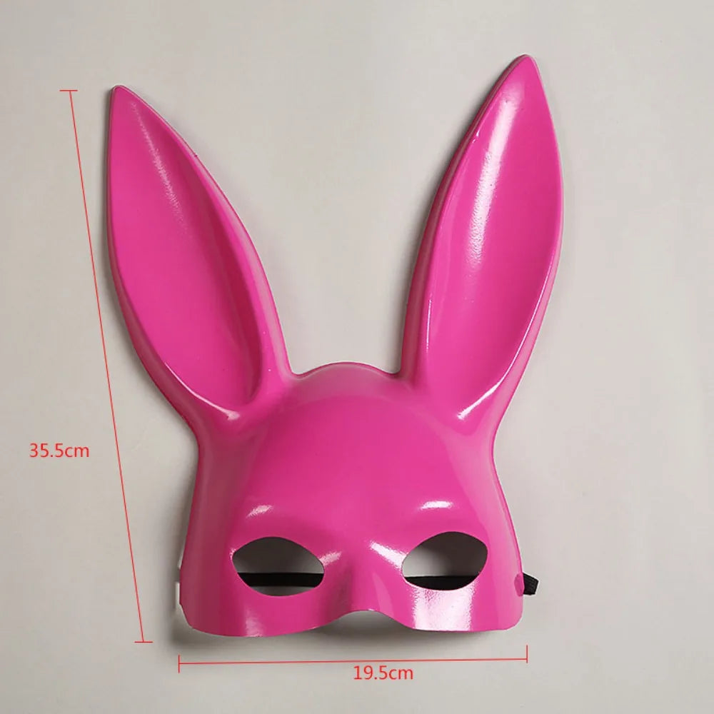 Christmas Gift Bar KTV Night Club Party Decoration Halloween Princess Rabbit Taste Playboy Bunny Plush Mask Princess Headband