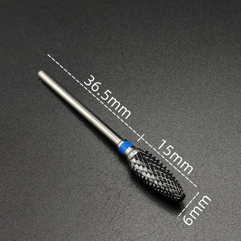 Ceramic Carbide Nail Drill Bit Rotate Burr Milling Nail Cutter Bits Electric Drill Machine For Manicure Pedicure Tools