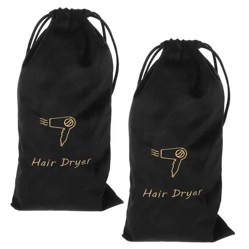 2pcs Portable Hair Dryer Bag Drawstring Storage Bag for Hair Dryer for Travel Drawstring Hair Dryer Bag Hair Dryer Bags