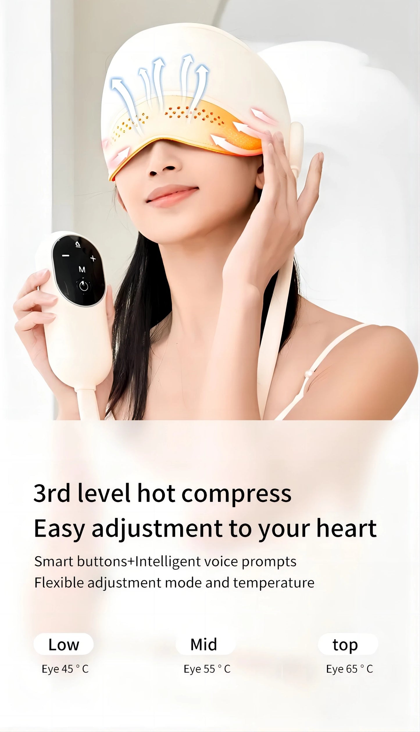 Air Pressure Head Eye Massager Electric 6 Zones Airbag Migraine Relief Cap Massager for Relax Improve Sleep Stress Relief